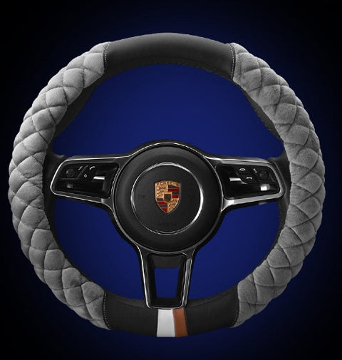 38cm Plush Steering Wheel Cover