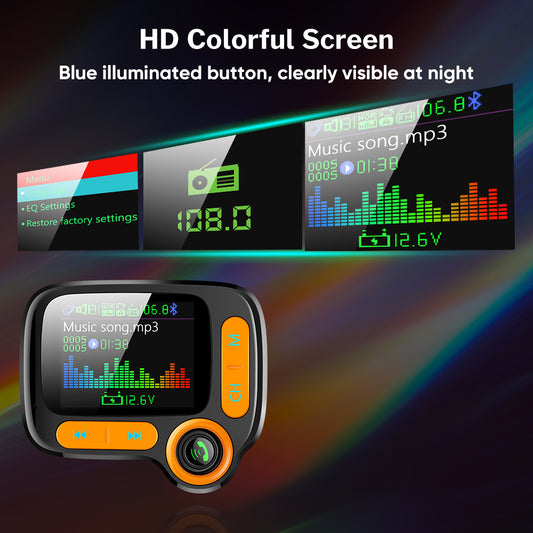 Bluetooth Car Player Color Screen