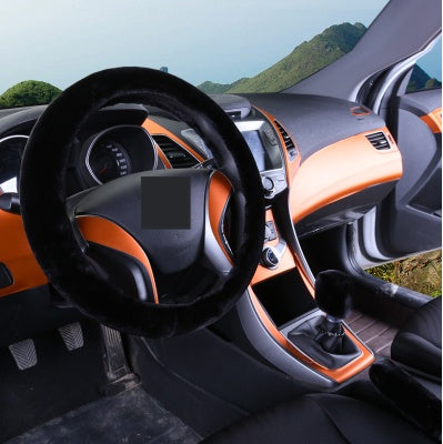 Winter Wool Plush Wheel Cover