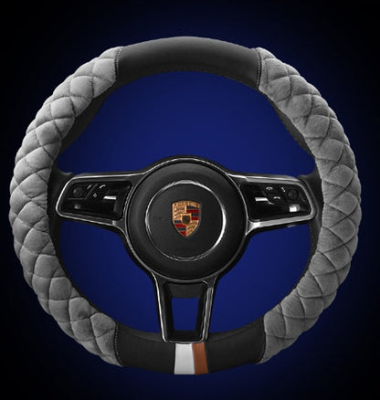38cm Plush Steering Wheel Cover