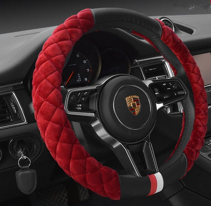 38cm Plush Steering Wheel Cover