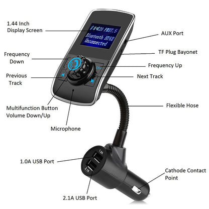 Bluetooth FM Transmitter MP3 Player