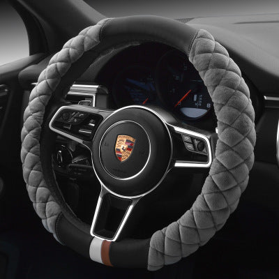 38cm Plush Steering Wheel Cover