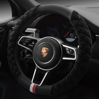 38cm Plush Steering Wheel Cover