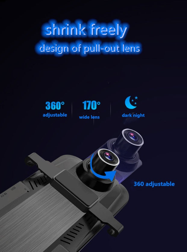 Dual Camera Full Screen Dash Cam