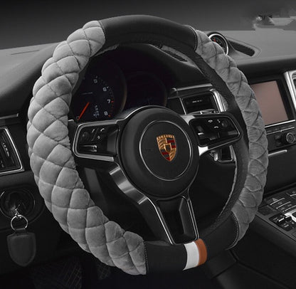 38cm Plush Steering Wheel Cover