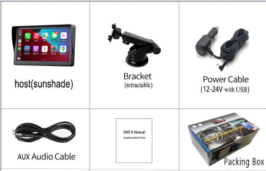 7-Inch Wireless CarPlay Smart Screen